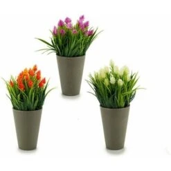 Pianta Decorativa Spiga Plastica 10 X 20 X 10 Cm (12 Unità) -Negozio Piante artificiali economico 100315577 2