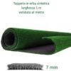 Prato Sintetico 7 Mm Erba Finta Artificiale Calpestabile Tappeto Verde Atossica Larghezza 1 Metro -Negozio Piante artificiali economico 13058047 1