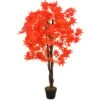 Albero Di Acero Artificiale Con Vaso Rosso 120 Cm VidaXL 2 Albero Di Acero Artificiale Con Vaso Rosso 120 Cm VidaXL -Negozio Piante artificiali economico 13688982 1