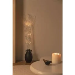 SKLUM Rami Di Bambù Con Luci LED Baze Grigio Argento -Negozio Piante artificiali economico 27098313 3
