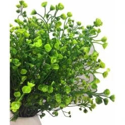 LangRay Arbusti Artificiali Cespugli, Plastica Piante Verdi Finte Interni Esterni Matrimonio Giardino Domestico Veranda Cucina Ufficio Centrotavola Arrangiamenti Decorazione Di Natale - Verde 8 Pezzi -Negozio Piante artificiali economico 27831514 5