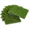 Outsunny Prato Sintetico Per Giardino Set Di 10pz 30x30cm Verde Scuro -Negozio Piante artificiali economico 28946027 1