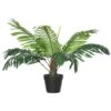 Outsunny Palma In Plastica Decorativa, Pianta Tropicale Finta Con Vaso -Negozio Piante artificiali economico 28946606 1