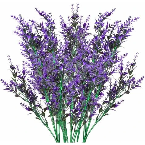 Fiori Artificiali Di Lavanda, Decorazione Di Bouquet Di Fiori Artificiali, Piante Artificiali Finte Per Decorazioni Da Giardino Per Interni Ed Esterni - 6 Pezzi / Viola 3 Fiori Artificiali Di Lavanda, Decorazione Di Bouquet Di Fiori Artificiali, Piante Artificiali Finte Per Decorazioni Da Giardino Per Interni Ed Esterni - 6 Pezzi / Viola