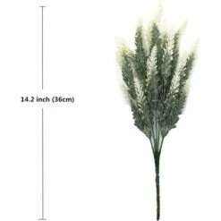 LangRay Artificiale Lavanda, Pianta Di Plastica Bouquet Di Fiori Finti Famiglia Sposa Matrimonio Ufficio Festa Giardino Balcone Interno Esterno Fai Da Te Disposizione Core Layout Simulazione Artigiana -Negozio Piante artificiali economico 34726265 4