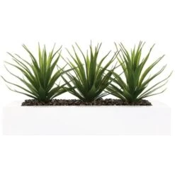 ATMOSPHERA Centrotavola - 3 Aloe Vera - H 17 Cm -Negozio Piante artificiali economico 35488622 3