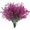 SOEKAVIA 4 Pezzi Gypsophila Artificiale 7 Rami Fiori Artificiali Arbusto Artificiale Cespuglio Fiori Finti Decorazione Viola Per La Casa E Giardino Di Nozze -Negozio Piante artificiali economico 35821326 1