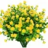 SOEKAVIA Fiori Finti Artificiali Per Esterni, Verde In Plastica Artistica Per Fioriere Da Appendere All'aperto Per Interni Home Office Decorazioni Per La Fattoria Di Nozze 8 Pezzi Giallo 2 SOEKAVIA Fiori Finti Artificiali Per Esterni, Verde In Plastica Artistica Per Fioriere Da Appendere All'aperto Per Interni Home Office Decorazioni Per La Fattoria Di Nozze 8 Pezzi Giallo -Negozio Piante artificiali economico 35821404 1