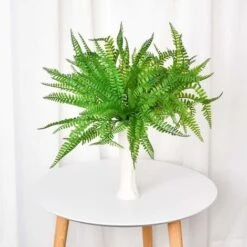 SOEKAVIA 3 Pezzi Arbusti Di Piante Di Felce Di Boston Artificiale Cespugli Verdi Per Interni Esterni Giardino Di Casa Ufficio Portico Decorazioni Per Matrimoni -Negozio Piante artificiali economico 35821457 3