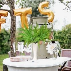 SOEKAVIA 3 Pezzi Arbusti Di Piante Di Felce Di Boston Artificiale Cespugli Verdi Per Interni Esterni Giardino Di Casa Ufficio Portico Decorazioni Per Matrimoni -Negozio Piante artificiali economico 35821457 5