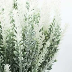 SOEKAVIA Fiori Di Lavanda Artificiali Piante Finte Con Bouquet Da Sposa In Plastica Finta Per Centrotavola Casa Cucina Giardino Arredamento Casa Colonica 10 Pezzi Bianco -Negozio Piante artificiali economico 36223956 2