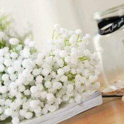 SOEKAVIA Neonati Respiro Artificiale Bouquet Finto Gypsophila Fiore Sfuso In Bianco Per Ghirlanda Di Nozze Decorazione Per Giardino Per Feste A Casa 8 Pezzi 8 SOEKAVIA Neonati Respiro Artificiale Bouquet Finto Gypsophila Fiore Sfuso In Bianco Per Ghirlanda Di Nozze Decorazione Per Giardino Per Feste A Casa 8 Pezzi -Negozio Piante artificiali economico 36224029 2