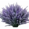 SOEKAVIA Fiori Artificiali Lavanda Bouquet Colorato Floccato Fai Da Te Decorativo Giardino In Vaso Design Simulazione Fiore Matrimonio Giardino Mobili Per Ufficio Decorazione 10 Pezzi Viola -Negozio Piante artificiali economico 36224258 1
