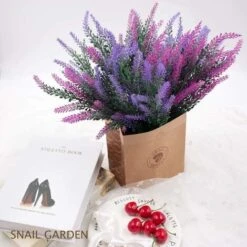 SOEKAVIA 6 Pezzi Fiori Di Lavanda Artificiale, Fiori Viola Di Lavanda Artificiale, Fiori Di Lavanda Finti Pianta Di Lavanda Artificiale, Decorazione Di Fiori Artificiali Per Giardino Di Nozze Fai Da T 11 SOEKAVIA 6 Pezzi Fiori Di Lavanda Artificiale, Fiori Viola Di Lavanda Artificiale, Fiori Di Lavanda Finti Pianta Di Lavanda Artificiale, Decorazione Di Fiori Artificiali Per Giardino Di Nozze Fai Da T -Negozio Piante artificiali economico 36293741 5