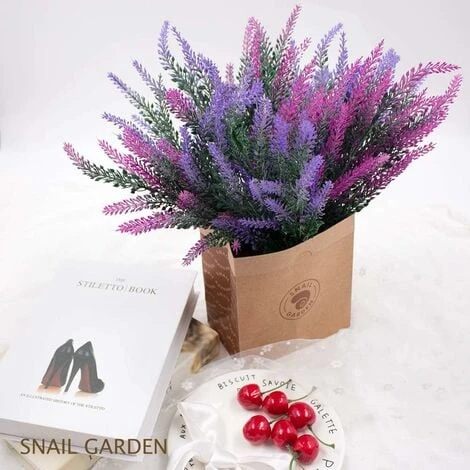 SOEKAVIA 6 Pezzi Fiori Di Lavanda Artificiale, Fiori Viola Di Lavanda Artificiale, Fiori Di Lavanda Finti Pianta Di Lavanda Artificiale, Decorazione Di Fiori Artificiali Per Giardino Di Nozze Fai Da T 7 SOEKAVIA 6 Pezzi Fiori Di Lavanda Artificiale, Fiori Viola Di Lavanda Artificiale, Fiori Di Lavanda Finti Pianta Di Lavanda Artificiale, Decorazione Di Fiori Artificiali Per Giardino Di Nozze Fai Da T - immagine 5