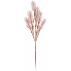 Ramo Artificiale Decorativo Infinity Con 6 Piume Decorazione Natalizia Per Interno H 80 Cm -Rosa