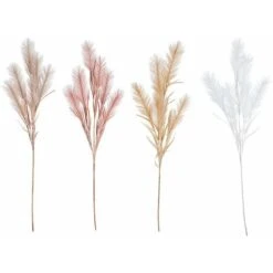 Ramo Artificiale Decorativo Infinity Con 6 Piume Decorazione Natalizia Per Interno H 80 Cm -Rosa -Negozio Piante artificiali economico 44190370 4