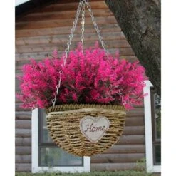 SOEKAVIA 8pcs Piante Resistenti Ai Raggi UV Fiori Di Plastica Fiori Finti Bouquet Di Lavanda Per Fai Da Te Interni Matrimonio All'aperto Casa Ufficio Giardino Decorazione Della Finestra (fucsia) -Negozio Piante artificiali economico 44261396 4