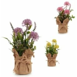 Pianta Decorativa Plastica (10 X 29 X 10 Cm) -Negozio Piante artificiali economico 45720091 2