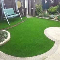 Prato Sintetico 7 Mm Manto Erboso Finta Erba Per Giardino Tappeto Erboso Esterno – 1x5 M -Negozio Piante artificiali economico 50338968 5