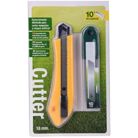 Speciale Taglia Erba Artificiale E Moquette, 18,8 X 3,8 Cm + 10 Ricariche 3 Speciale Taglia Erba Artificiale E Moquette, 18,8 X 3,8 Cm + 10 Ricariche