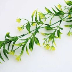 Piante Pendenti Verdi Artificiali Di 2 Pezzi Di Edera Artificiale Per Feste, Matrimoni, Cucina, Giardino, Decorazioni Per Ufficio Giallo -Negozio Piante artificiali economico 52008564 4
