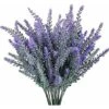4 Pezzi Di Fiori Artificiali Lavanda Artificiale 5 Teste Simulazione Fiore Mazzo Fiori Finti Bouquet Di Decorazioni Per Matrimoni Per Feste In Giardino In Casa - Viola