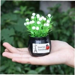 Artificiale Vaso Stabilimento Mini In Vaso Fiore Falso Grass Faux Vegetazione Fioriera Per Home Office Decorazione Della Tavola 9 Artificiale Vaso Stabilimento Mini In Vaso Fiore Falso Grass Faux Vegetazione Fioriera Per Home Office Decorazione Della Tavola -Negozio Piante artificiali economico 52012425 3
