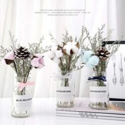 Vaso Di Fiori Secchi Puntelli Photo Shooting Decorazione Della Casa Decorazione Bouquet-Vaso Di Fiori Secchi Set Per La Casa 4 -Negozio Piante artificiali economico 52013303 3