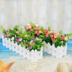 LangRay Rose Piante Artificiali Con Recinzione Fiori Artificiali Finti Con Simulazione In Vaso Piante In Vaso Bonsai Fiori Artificiali Piante Artificiali Ornamenti Per Balconi Decorazioni 30 7,5 17 11 LangRay Rose Piante Artificiali Con Recinzione Fiori Artificiali Finti Con Simulazione In Vaso Piante In Vaso Bonsai Fiori Artificiali Piante Artificiali Ornamenti Per Balconi Decorazioni 30 7,5 17 -Negozio Piante artificiali economico 52013434 5