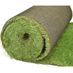 PRATO SINTETICO Manto Erboso Erba GIARDINO TAPPETO 40 MM - 1X10 Metri