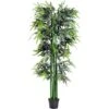 Outsunny Pianta Di Bambù Artificiale In Vaso Da 180cm Per Interni Ed Esterni -Negozio Piante artificiali economico 53540517 1