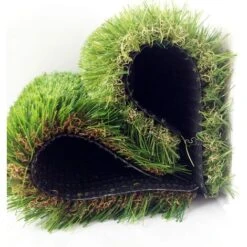 Prato Sintetico Manto Erboso Erba Finta Realistica Giardino 4 Sfumature Di Colore Tappeto Erboso Sintetico Anti UV Atossico Drenante Ideale Per Piscina Terrazzo Aree Giochi Viali (Kit Campione) -Negozio Piante artificiali economico 53540625 5