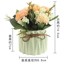 HIASDFLS Simulazione Ortensia Pianta In Vaso Creativo Decorazione Desktop Per La Casa Regalo Di Nozzeverde 8 HIASDFLS Simulazione Ortensia Pianta In Vaso Creativo Decorazione Desktop Per La Casa Regalo Di Nozzeverde -Negozio Piante artificiali economico 59384156 2