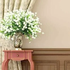 8 Pezzi Piante Da Fiori Artificiali Resistenti Ai Raggi UV All'aperto, 8 Rami Finti Plastica Fiordaliso Verde Arbusti Piante Fioriera Da Appendere All'aperto Per Interni Cucina Casa Matrimonio Ufficio 10 8 Pezzi Piante Da Fiori Artificiali Resistenti Ai Raggi UV All'aperto, 8 Rami Finti Plastica Fiordaliso Verde Arbusti Piante Fioriera Da Appendere All'aperto Per Interni Cucina Casa Matrimonio Ufficio -Negozio Piante artificiali economico 63853737 4