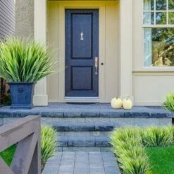 Confezione Da 12 Piante Artificiali Resistenti Ai Raggi UV Piante Artificiali In Plastica Che Non Sbiadiscono Decorazione Da Giardino/finestra (erba Verde) -Negozio Piante artificiali economico 67909212 5