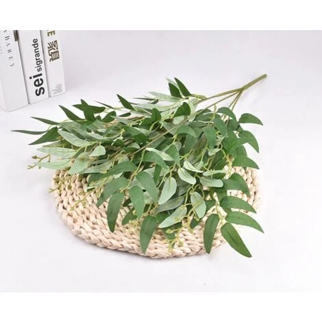 GroupM ITimulazione Bouquet Di Foglie Di Salice Simulazione Fiore Decorazione Della Casa Decorazione Verde 3 Pezzi 5 GroupM ITimulazione Bouquet Di Foglie Di Salice Simulazione Fiore Decorazione Della Casa Decorazione Verde 3 Pezzi - immagine 3