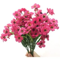 Primavera Viola Fiori Artificiali Fiori Fai Da Te Fotografia Puntelli Fiori Di Seta Decorazione Di Nozze Rose