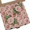 READCLY-Fiori Artificiali, 25 Rose Artificiali Realistiche Per Bouquet Da Sposa, Decorazioni Per La Casa -Negozio Piante artificiali economico 72196704 1