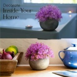 Piante Finte, Set Di Piante Finte Per Interni, 3 Mini Piante Multicolori Realistiche In Vaso, Piantine Finte Decorative In Confezione Regalo E Mobili -Negozio Piante artificiali economico 74098089 5