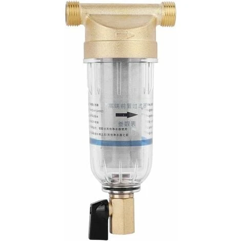 Prefiltro Per Filtro Per Sedimenti Purificatore D'acqua Riutilizzabile Per Filtro Per Sedimenti Del Tubo Dell'acqua Di Pozzo (1/2") 3 Prefiltro Per Filtro Per Sedimenti Purificatore D'acqua Riutilizzabile Per Filtro Per Sedimenti Del Tubo Dell'acqua Di Pozzo (1/2")