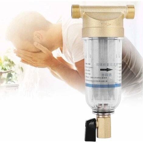 Prefiltro Per Filtro Per Sedimenti Purificatore D'acqua Riutilizzabile Per Filtro Per Sedimenti Del Tubo Dell'acqua Di Pozzo (1/2") 5 Prefiltro Per Filtro Per Sedimenti Purificatore D'acqua Riutilizzabile Per Filtro Per Sedimenti Del Tubo Dell'acqua Di Pozzo (1/2") - immagine 3
