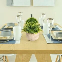 Piante Artificiali In Vaso Piante Artificiali In Vaso Grigie Decorazioni Per Piante Artificiali Per Interni Ed Esterni Cucina Desktop Per La Casa [Baby Tears-Pink] -Negozio Piante artificiali economico 77281812 2