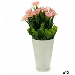 Pianta Decorativa Margarita Plastica (12 X 21 X 12 Cm) (12 Unità)