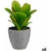 Pianta Decorativa Plastica (6 Unità) (11 X 20 X 11 Cm) -Negozio Piante artificiali economico 83763778 1