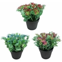 Simulazione Di Piante Acquatiche In Vaso Di Eucalipto Foglie Di Eucalipto Dipinte In Vaso E Piante Verdi (rosa Rossa) -Negozio Piante artificiali economico 85901047 4