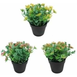 Simulazione Di Piante Acquatiche In Vaso Di Eucalipto Foglie Di Eucalipto Dipinte In Vaso E Piante Verdi (rosa Rossa) -Negozio Piante artificiali economico 85901047 5