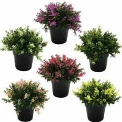 Pianta Artificiale Fiore Artificiale Pianta Artificiale Pianta Verde Pianta In Vaso Bonsai Vaso In Vaso Fiore Artificiale All'ingrosso Fiore Artificiale (colore Loto) -Negozio Piante artificiali economico 85905985 5