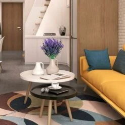 Fiori Di Lavanda Artificiali, Decorazioni Per Bouquet Di Fiori Artificiali, Piante Artificiali Finte Per La Decorazione Del Giardino Di Nozze All'aperto Per Interni - 6 Pezzi/viola -Negozio Piante artificiali economico 85913474 5