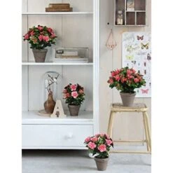 MICA Decorations Azalea Watch, Naranja, Extra Large -Negozio Piante artificiali economico 86649455 3